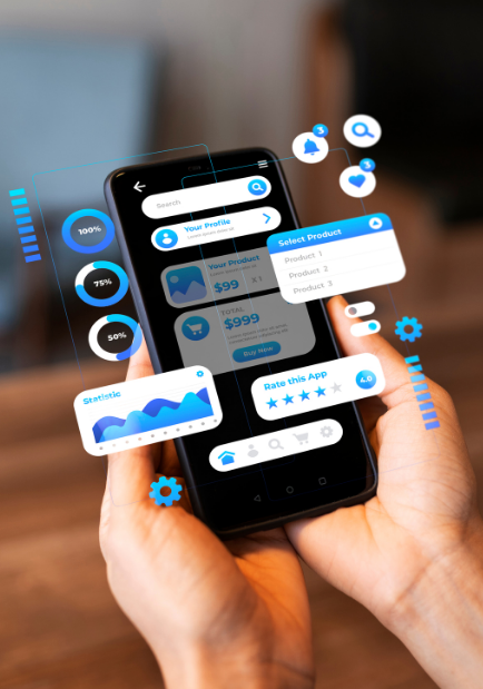 Cliente satisfecho utilizando soluciones digitales